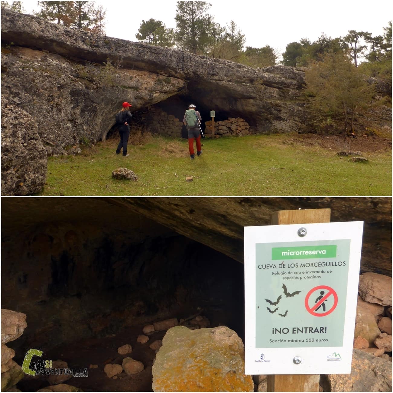 Prohibida la entrada a la cueva de los Monceguillos